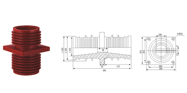 35KV/395 260×260(KYN61)改進(jìn)型套管